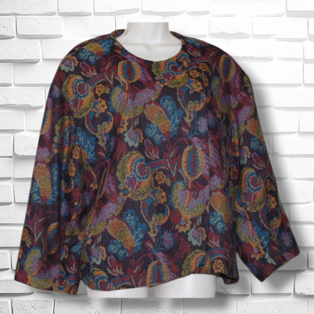 *SALE*Vintage Michii Moon for Sanyo Paisley Jacket - Size 8